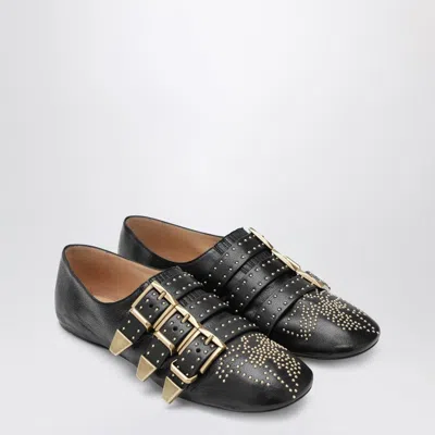 CHLOÉ BLACK SUSANNA FLAT SHOE