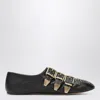 Chloé Susanna Buckle-details Studded Flat Pumps In Multi