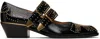 Chloé Chloe Elegant Pumps With Leather Construction And 4cm Heel Height In Black