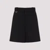Chloé Classic Wool Shorts In Black