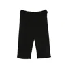 Chloé Tailored Wool Crepe Capri Pants In Black