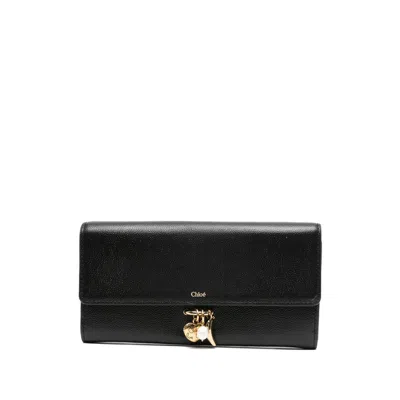 CHLOÉ CHLOÉ BLACK WALLETS & PURSES WOMEN