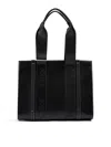 Chloé Chloe Woody Medium Leather Tote Bag Women In Black