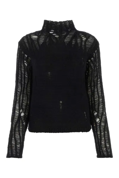Chloé Black Wool Blend Sweater