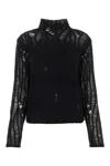 Chloé Chloe Black Wool Blend Sweater