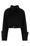 Chloé Chloe Black Wool Coat In Black
