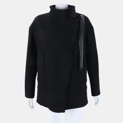 Pre-owned Chloé Black Wool Jacket 34