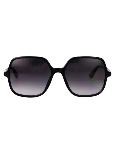 Chloé Black-black-grey Acetate Sunglasses