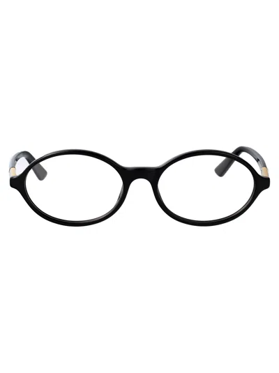 Chloé Black-black-transparent Acetate Glasses