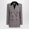 Chloé Tartan Double Breasted Coat