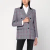 Chloé Tartan Double Breasted Coat
