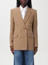 CHLOÉ BLAZER CHLOÉ WOMAN COLOR BROWN,F85006032