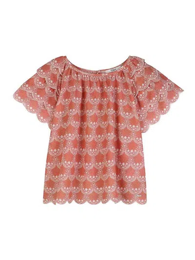 Chloé Kids' Blouse In Multi