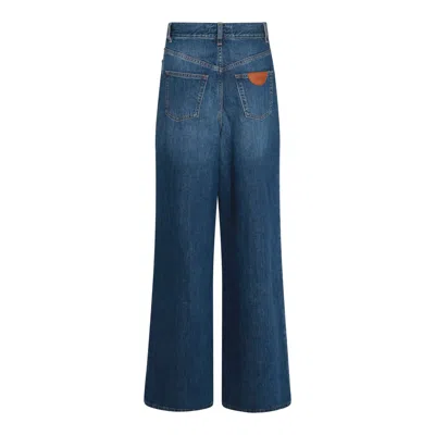 Chloé Blue Cotton Denim Jeans