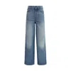 Chloé High-rise Wide-leg Jeans In Blue