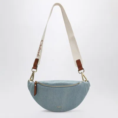 Chloé Kids' Blue Denim Belt Bag