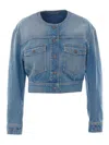 Chloé Blue Denim Jacket In Blue