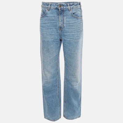 Pre-owned Chloé Blue Denim Straight Fit Jeans M/waist 29"