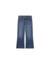 Chloé Patchwork Stretch-cotton Jeans In Blue