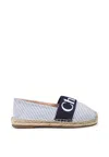 Chloé Logo-print Espadrilles In Blue