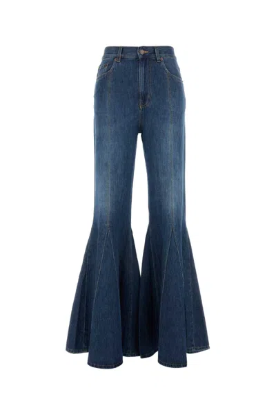 CHLOÉ BLUE FLARED JEANS