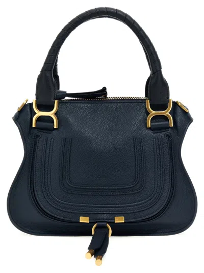 Chloé Blue Marcie Small Satchel Bga