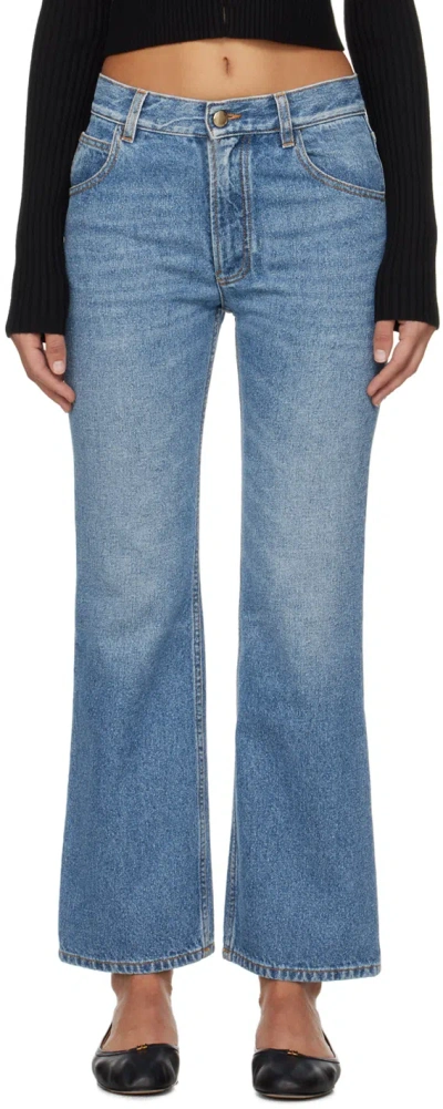Chloé Blue Merapi Flare Jeans