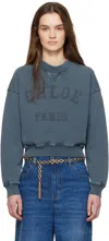 Chloé Chloè Sweaters In 41g Tornado Blue