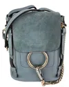 Chloé Blue Suede & Leather Faye Mini Backpack Bag (authentic Pre-loved)