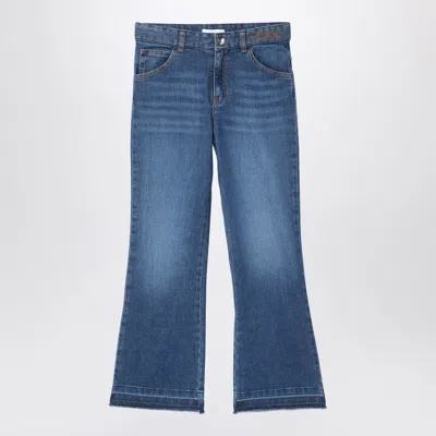 Chloé Blue Washed Denim Jeans