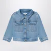 Chloé Blue Washed-effect Denim Jacket
