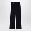 Chloé Black Asymmetrical Wool Trousers