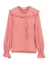 Chloé Silk Blouse In Brown
