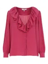 Chloé Chloe Silk Blouse Women In Pink