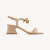 Chloé 55mm Charm-embellished Block-heel Sandals In Multi