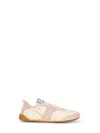 Chloé Kick Suede-trimmed Sneakers In Neutral