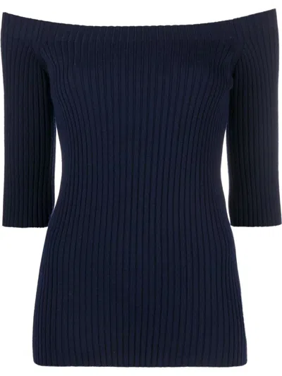 CHLOÉ CHLOÉ BOAT NECK WOOL SWEATER