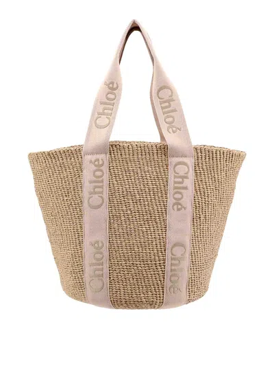 Chloé Cross Body Bag In Beige