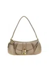 Chloé The 99 Shiny Grained Leather Bag In Motty Grey