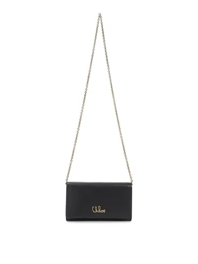 Chloé Iconic Shoulder Bag In Black
