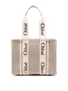 Chloé Woody Medium Tote Bag In Multi