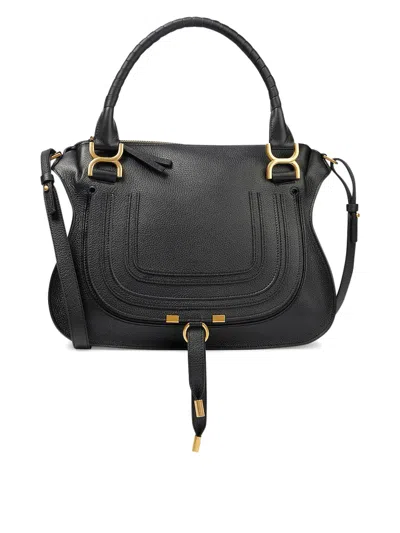 Chloé Marcie Bag In Negro
