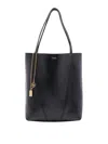 Chloé Chain Detail Textured Finish Tote Bags