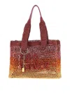 Chloé Womens Multicolor Orange Summer Banana East-west Raffia Tote Bag In Multi