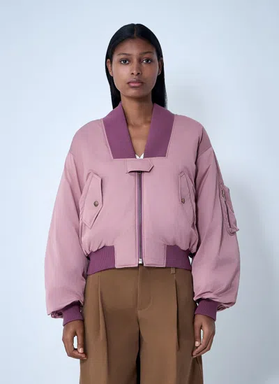 Chloé Bomber Jacket In Brown