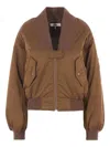Chloé Over Turtleneck Pullover With Side Splits In Brown