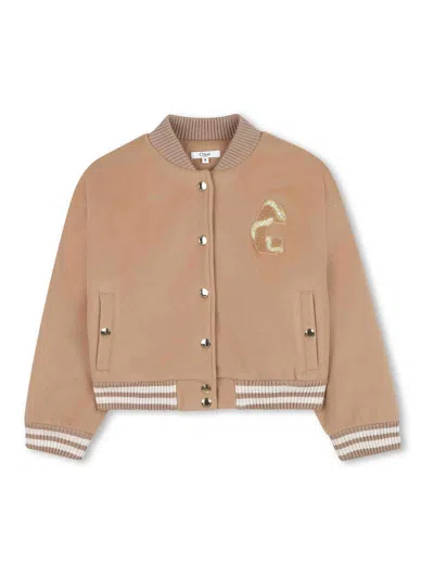 CHLOÉ BOMBER JACKET WITH EMBROIDERY