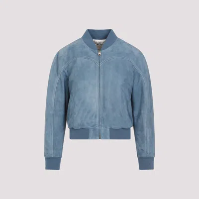 Chloé Bomber Jackets Blue