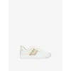 Chloé Round Head Low-cut Sneakers In Bone