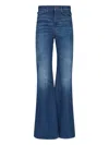 Chloé High-rise Heart-pocket Wide-leg Denim Jeans In Blue